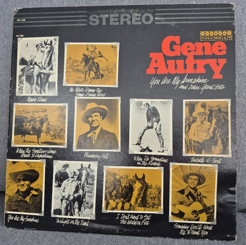 Vintage Gene Autry Vinyl Record